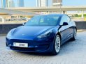 blanc Tesla Modèle 3 Standard Plus 2021 for rent in Dubaï 1